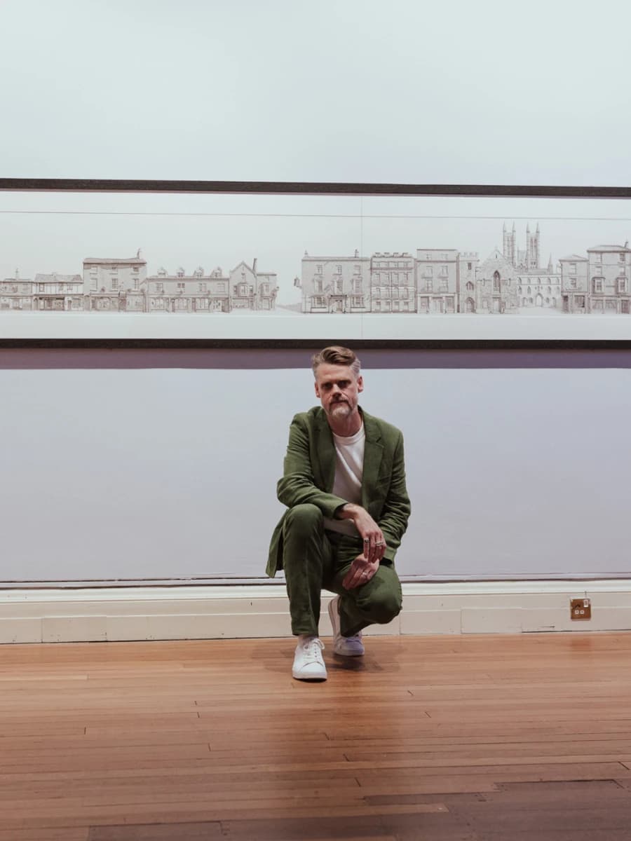 The Papestry and artist Matt D Wright
